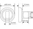 Сантехническая завертка MORELLI MH-WC-CLASSIC PG цвет-золото 9011408 2