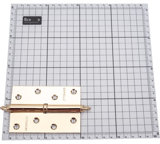 Петля MORELLI MS 100X70X2.5 L PG стальная, левая, цвет- золото 1шт. 9008758