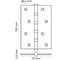 Петля MORELLI MS 100X70X2.5-4BB PG стальная 1шт. золото 9008572 4