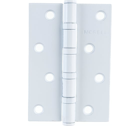 Петля MORELLI MS 100X70X2.5-4BB W стальная 1шт. белый 9012550