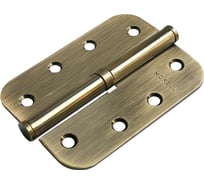 Петля MORELLI MSD-C 100x70x2.5 AB L стальная, скругленная, левая, без коронки, цвет-бронза 9009820