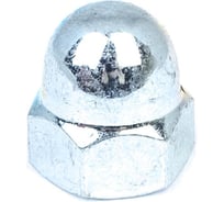 Колпачковая гайка Стройбат DIN1587 М16 белый цинк 10 шт 307720