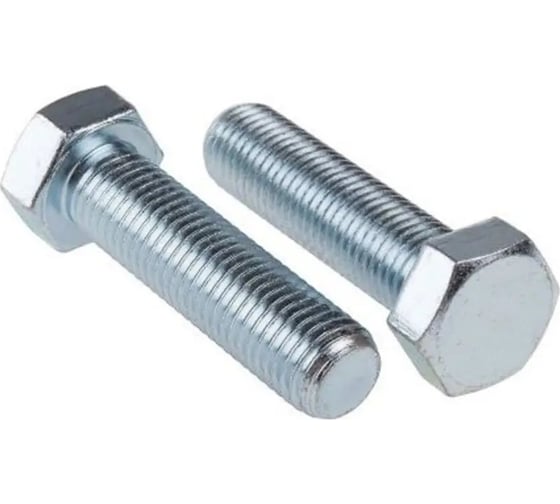 Болт Мир Крепежа DIN 933, М30x140, 8.8, цинк, 1 шт. ЦБ-00097163