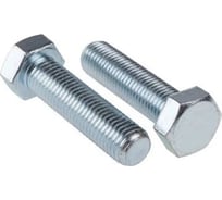 Болт Мир Крепежа DIN 933, М20x30, 8.8, цинк, 20 шт. ЦБ-00097158