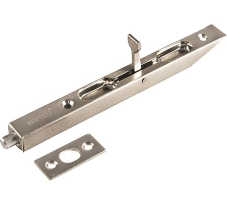 Торцевой шпингалет MORELLI цвет-никель L160 SN 9008919