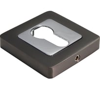 Накладка на ключевой цилиндр MORELLI цвет-графит/хром MH-KH-S55 GR/PC 9011775