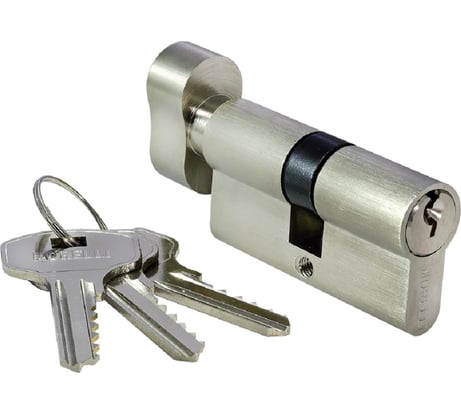 Ключевой цилиндр с заверткой MORELLI 60CK SN 60 мм 9008938