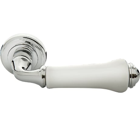 Дверная ручка MORELLI MH-41-CLASSIC PC/W цвет- хром/белый 9011395