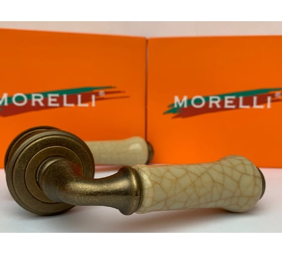 Дверная ручка MORELLI цвет-старая мат.бронза/шампань MH-41-CLASSIC OMB/CH 9011393