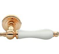 Дверная ручка MORELLI цвет-золото/белый MH-42-CLASSIC PG/W 9011400