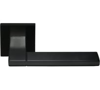 Дверная ручка MORELLI MH 47-S6 BL на квадратной розетке 6 мм, цвет черный 9012521