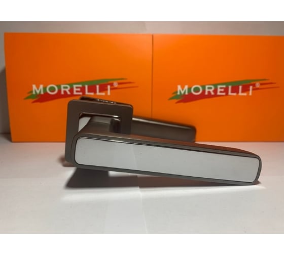 Дверная ручка MORELLI "Flex", цвет-графит/хром  MH-44 GR/CP-S55 9011772
