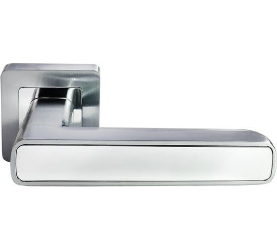Дверная ручка MORELLI "Flex", цвет-матовый хром/хром  MH-44 SC/CP-S55 9012226 1