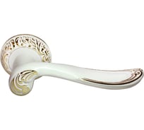 Дверная ручка MORELLI "Giuseppe", цвет-белая эмаль/золото  MH-22-CLP W/PG 9011967
