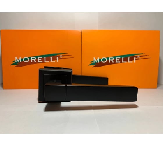 Дверная ручка MORELLI "Fukoku", цвет-черный  MH-28 BL-S 9011409
