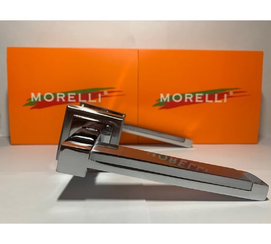 Дверная ручка MORELLI "Sanibel", цвет-мат.хром/хром  MH-39 SC/CP-S 9011214