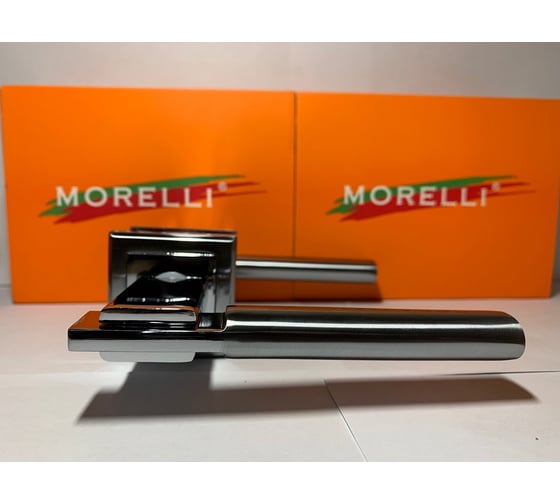 Дверная ручка MORELLI "Упоение", цвет-мат.хром/хром DIY MH-13 SC/CP-S 9010795