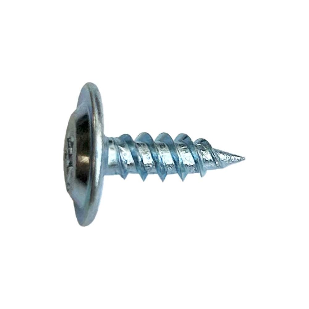 Саморез с прессшайбой для тонких листов металла HIMTEX острый, PH2, 4 ...