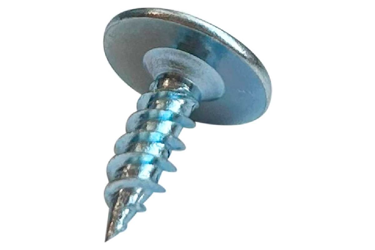 Саморез с прессшайбой для тонких листов металла HIMTEX острый, PH2, 4 ...