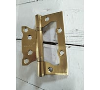 Стальная петля RUCETTI без врезки, матовое золото RFH-100х75х2,5 SG 9009255