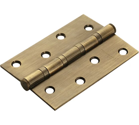 Петля стальная универсальная Rucetti RS 100X70X2.5-4BB AB, бронза 9010638