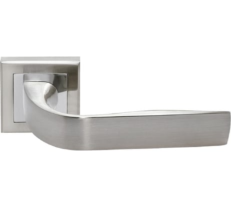 Дверная ручка RUCETTI RAP 15-S SN/CP, цвет-бел. никель/хром 9010466