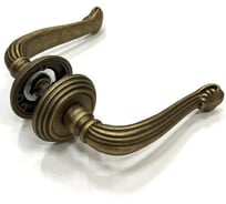 Дверная ручка RUCETTI RAP-CLASSIC-L 4 OMB цвет-старая матовая бронза 9011227