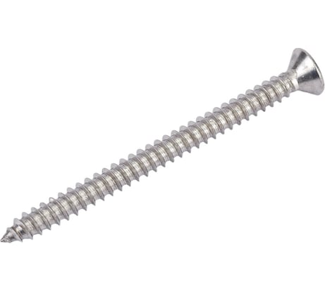 Саморез КРЕП-КОМП потай нержавейка PH DIN 7982 А2, универсал 3,9х50 500 шт. спн3950