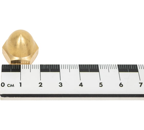 Гайка колпачковая DINFIX DIN 1587, латунь M 10, 1 шт. 00-0004978