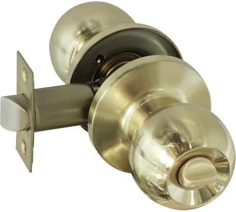 Ручка-защелка НОРА-М NEW мат.золото ЗШ-03 фикс. 15691