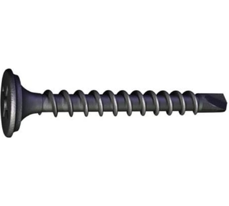 Самонарезающий винт со сверловым концом Grabber Scavenger PH2 3,5х35 мм черный фосфат 250шт. DS-35-250DIY