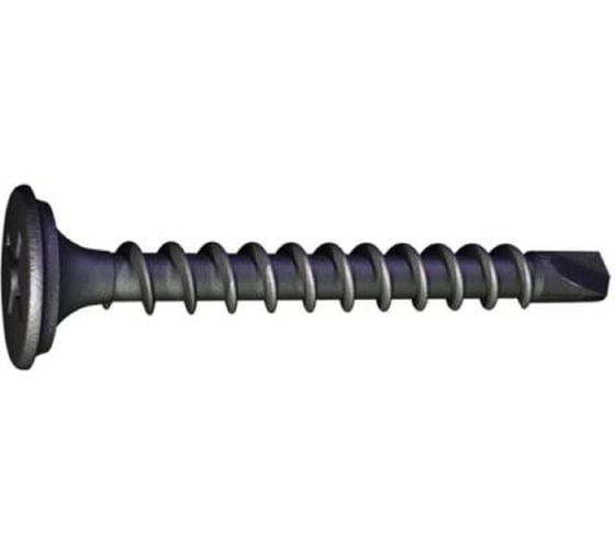 Самонарезающий винт со сверловым концом Grabber Scavenger PH2 3,5х35 мм черный фосфат 250шт. DS-35-250DIY 1