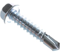 Самонарезающий винт со сверловым концом Grabber HEX 5,5х25 мм белый цинк 200 шт.DIY 12100H3-200DIY