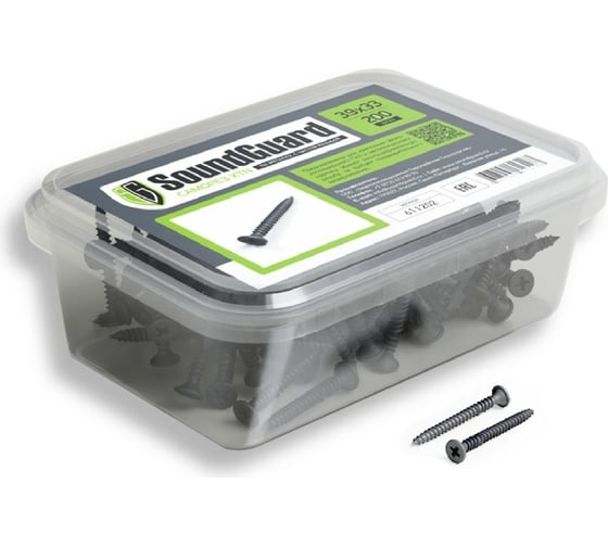 Саморез Soundguard XTN 3,9x33 200 шт. 611202
