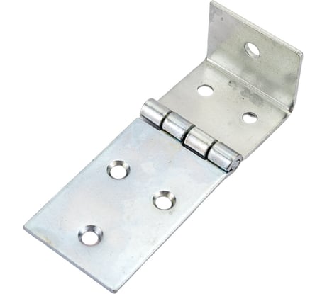 Гнутая карточная петля ЧЕТЫРЕ СЕЗОНА 40х128 мм, цинк 79-1044