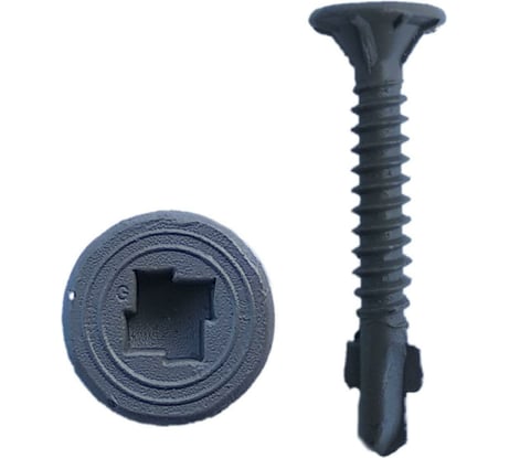 Самонарезающий винт со сверловым концом Grabber LOX 4,2х32 мм Grabbergard 200 шт. DIY+бита 25 мм GH8114LG-200DIY-LOX