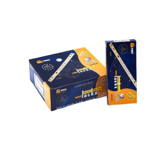 Замок с крестообразным ключом МСМ M50KR PB 00000000701
