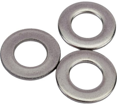 Обычная шайба КРЕП-КОМП нержавеющая DIN125 А2 м8 500 шт. шон8