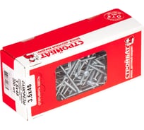 Универсальные саморезы Стройбат полукруглая головка 3,5x45 белый цинк 200 шт. 305010