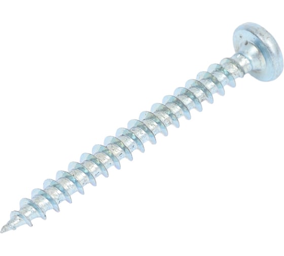 Универсальные саморезы Стройбат полукруглая головка 4,0x40 белый цинк 200 шт. 305080 1