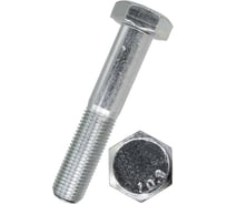 Болт ZAMETAL М12x80x10.9 DIN 960, шаг 1.5, цинк, 50 шт. ZA074322