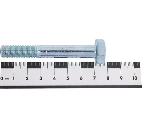 Болт ZAMETAL М10x70x10.9 DIN 960, шаг 1.25, цинк, 100 шт. ZA074278
