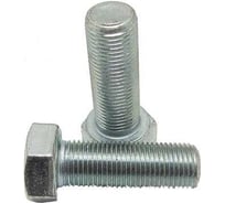 Болт ZAMETAL М12x30x10.9 DIN 961, шаг 1.5, цинк, 100 шт. ZA074025
