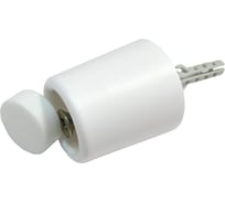 Стопор для двери Стройбат fix-o-moll напольный с шурупом D28мм белый 1 шт. 246670