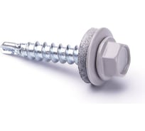 Саморез кровельный КВАДРА 4.8x35 7004 светло-серый, кор. 100 шт., сверло PT.1 835700403100