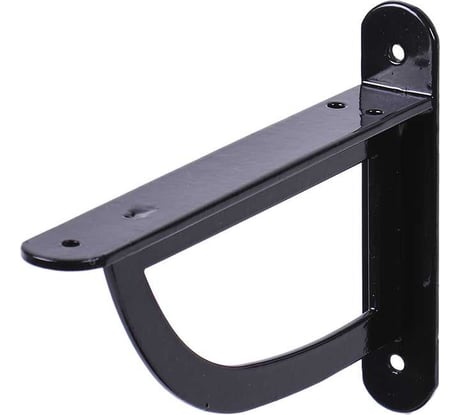 Кронштейн Larvijейн D-Wall, 180×120 мм, черный L7721BL