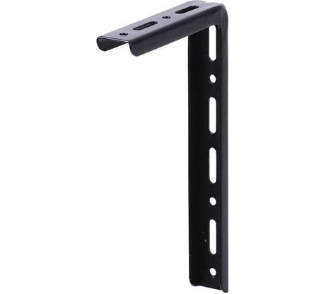 Кронштейн Larvij Модерн 1, 15×25×2.5 см, черный L7724BL