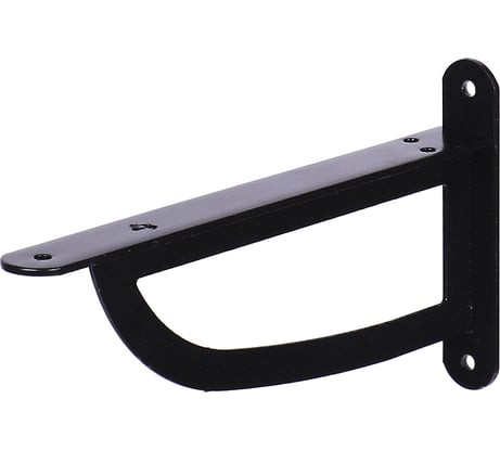 Кронштейн Larvijейн D-Wall, 250×120 мм, черный L7722BL