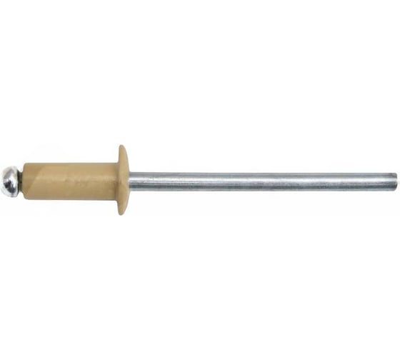 Заклепка КРЕП-КОМП алюминий/сталь крашенная 4x10 RAL1014, 100 шт. KENNER-SRC зк4101014мф 1