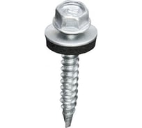 Кровельный саморез 23 Болта 4.8x76 мм, с шайбой (под сверло), ОЦ, 100 шт. B03004807634007ф100